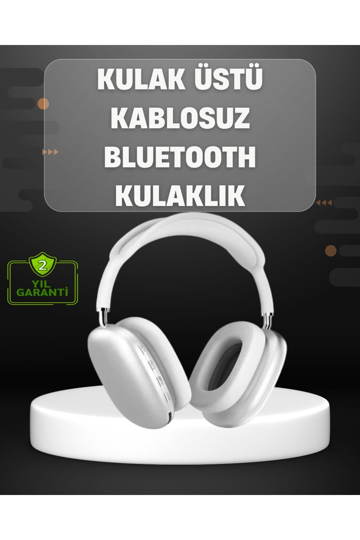 Katlanabilir Bluetooth V5.0 Kablosuz Kulaklık | 400 mAh, Gürültü Azaltma