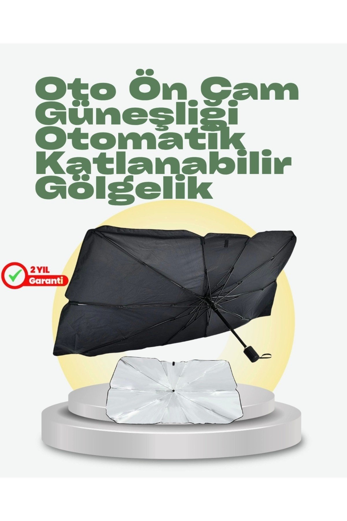 Katlanabilir Oto Güneşlik – Pratik, Dayanıklı, UV Koruyucu Tasarım