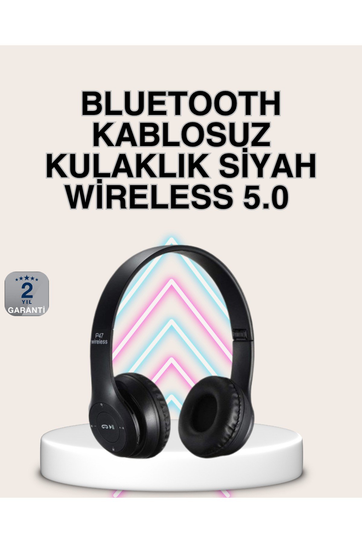 Katlanabilir Tasarımlı Bluetooth 5.0 Kulaklık | Eller Serbest Arama ve Çift Cihaz Desteği