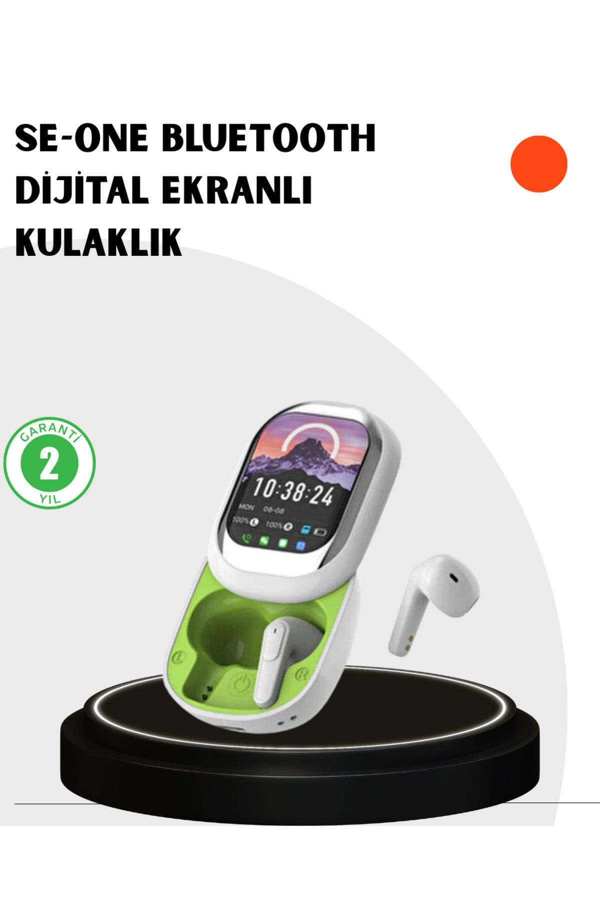 Kayar Kapaklı Şarj Kutusu Ve Dokunmatik Ekranlı Bluetooth Stereo Kulaklık