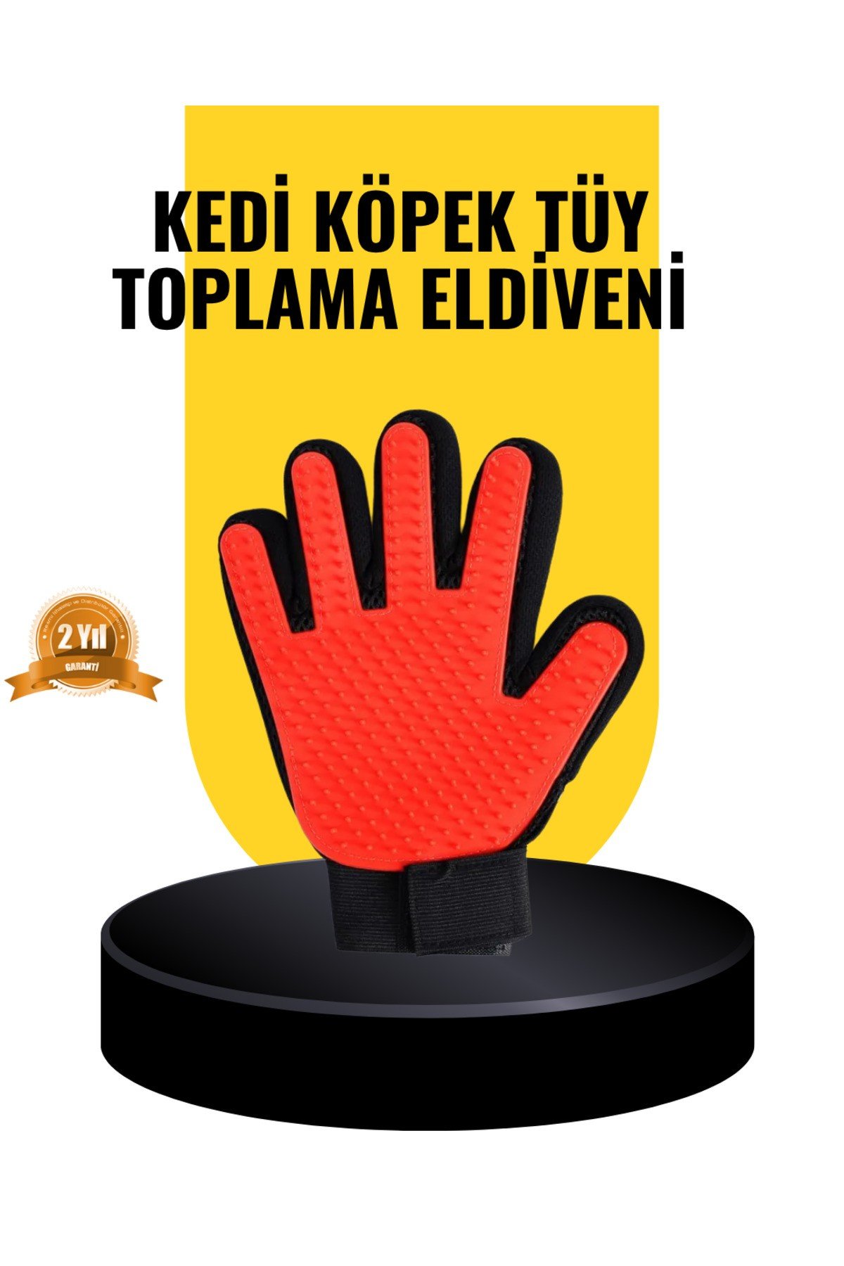 Kedi ve Köpekler İçin Tüy Toplama Eldiveni – Yumuşak Silikonlu Masaj Eldiveni
