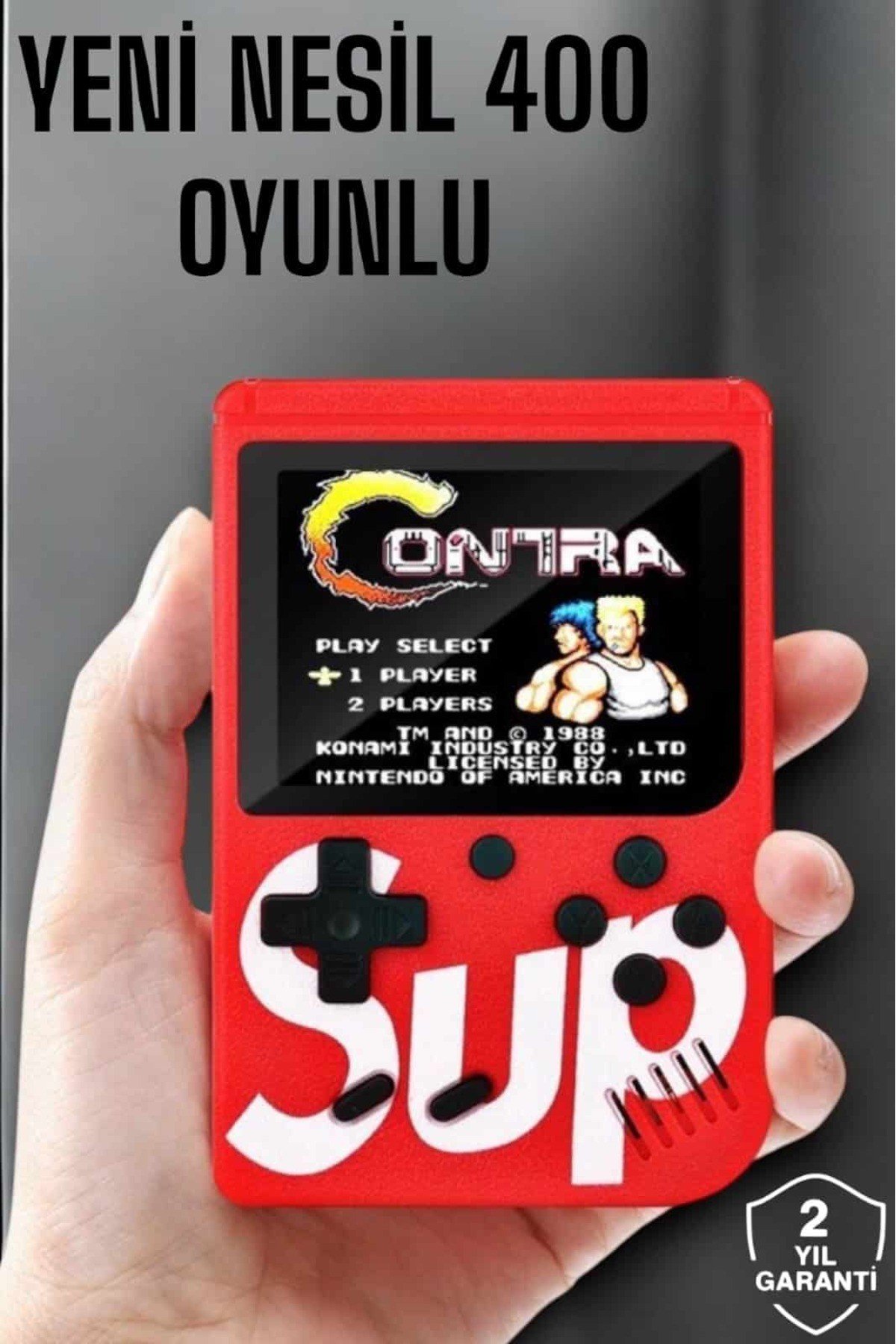 KESGİN MARKET ® Çocuklara Özel SUP 400 Oyunlu Mini Oyun Konsolu