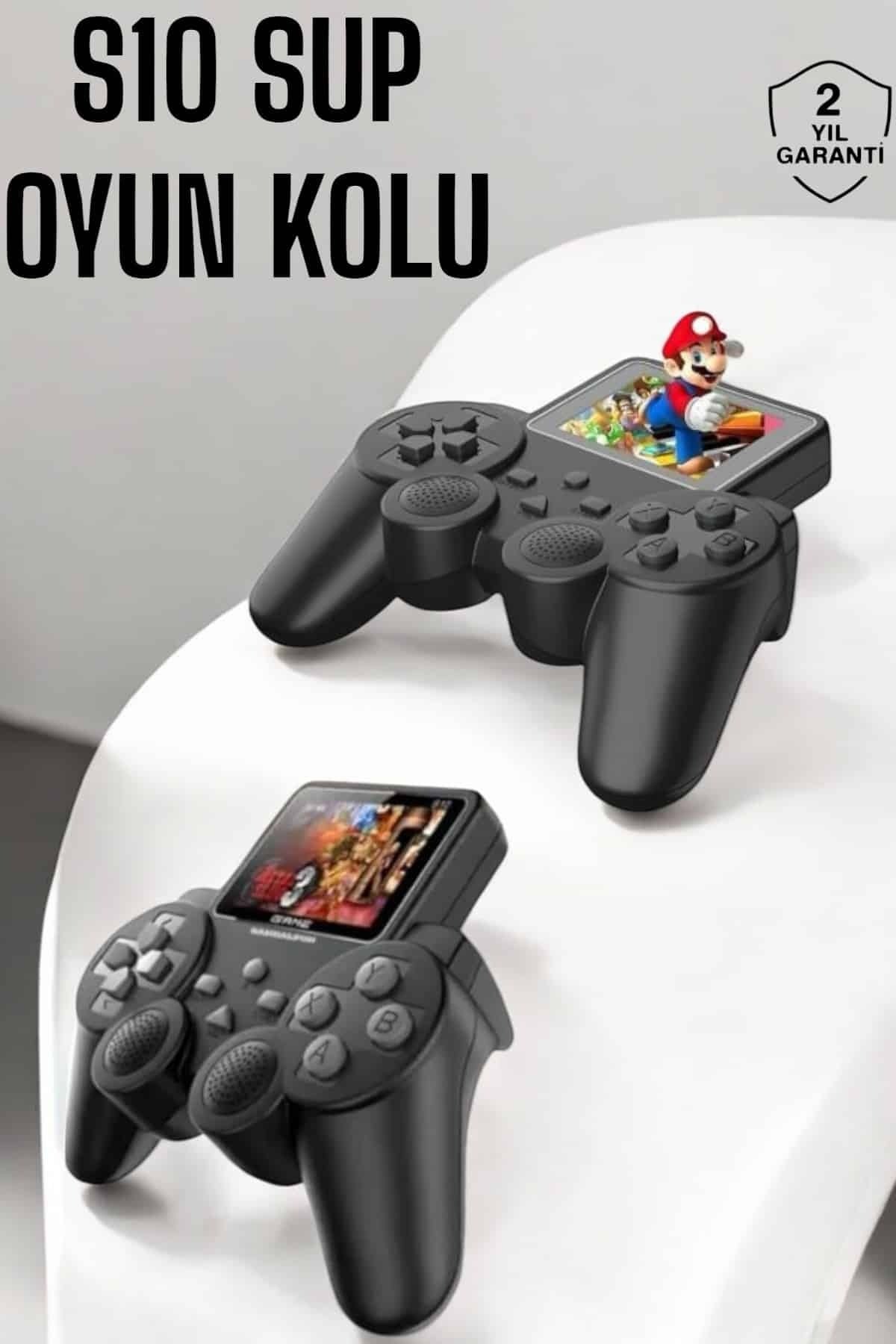 KESGİN MARKET ® Gamepad 520 Oyunlu TV Uyumlu Retro Oyun Konsolu