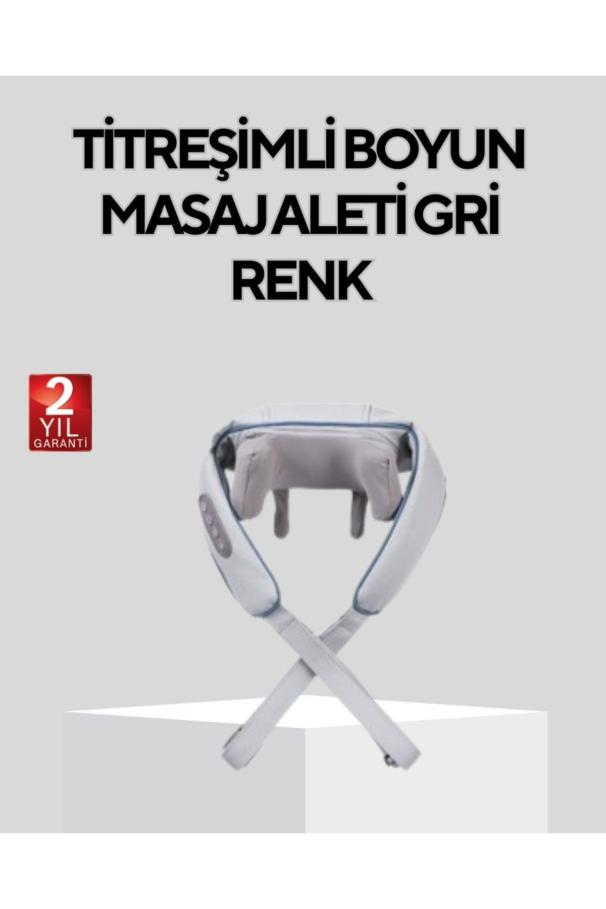 KESGİN MARKET® Isı Terapili Boyun ve Omuz Masaj Cihazı Sessiz Motorlu Çok Bölgeli Kullanım