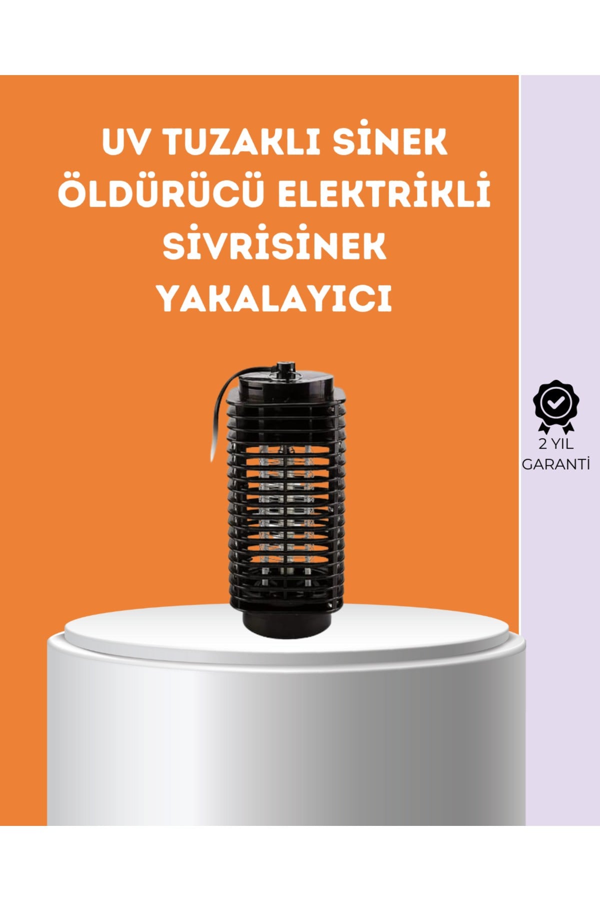Kimyasal İçermeyen UV Işıklı Böcek ve Sivrisinek Kapanı – Güvenli Kullanım