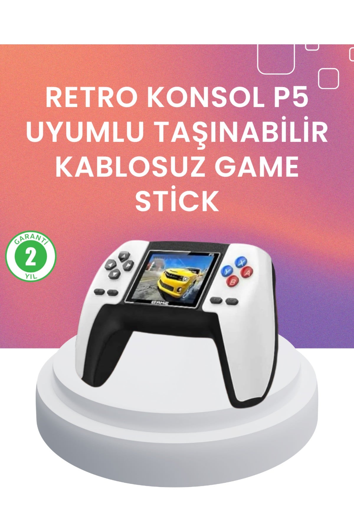 Kompakt Retro Oyun Konsolu | P5 GamePad ile Eski Günlere Dönün