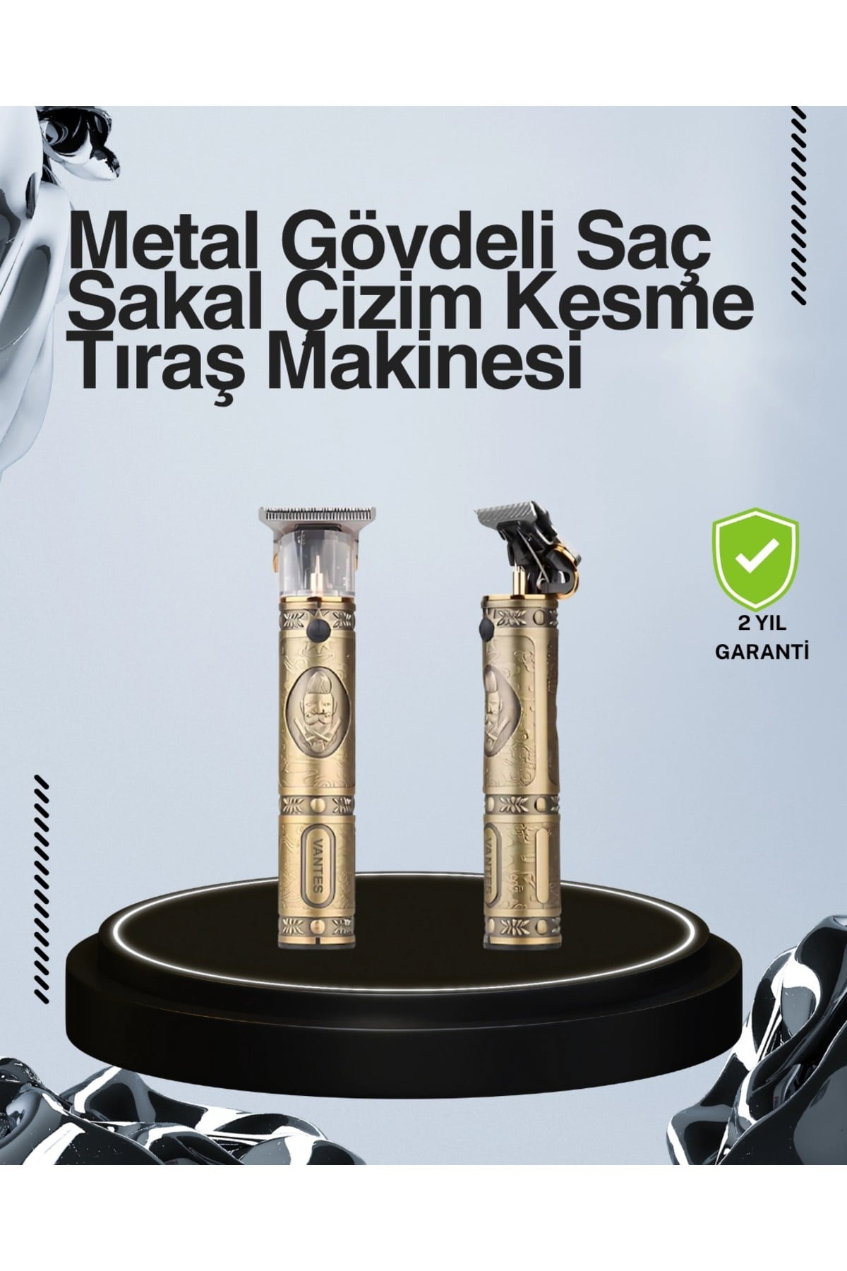Kompakt Tasarımlı, Uzun Pil Ömürlü Saç Sakal Kesme Makinesi
