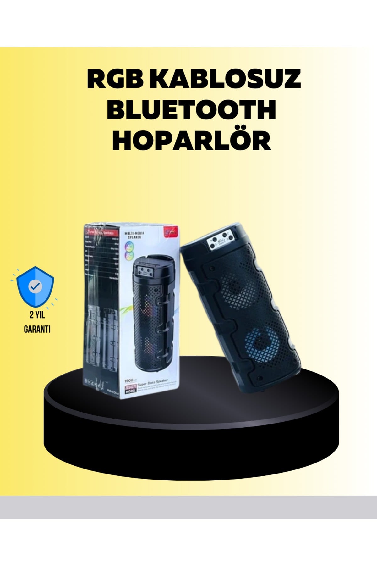 Kompakt ve Şık Tasarımlı Taşınabilir Hoparlör