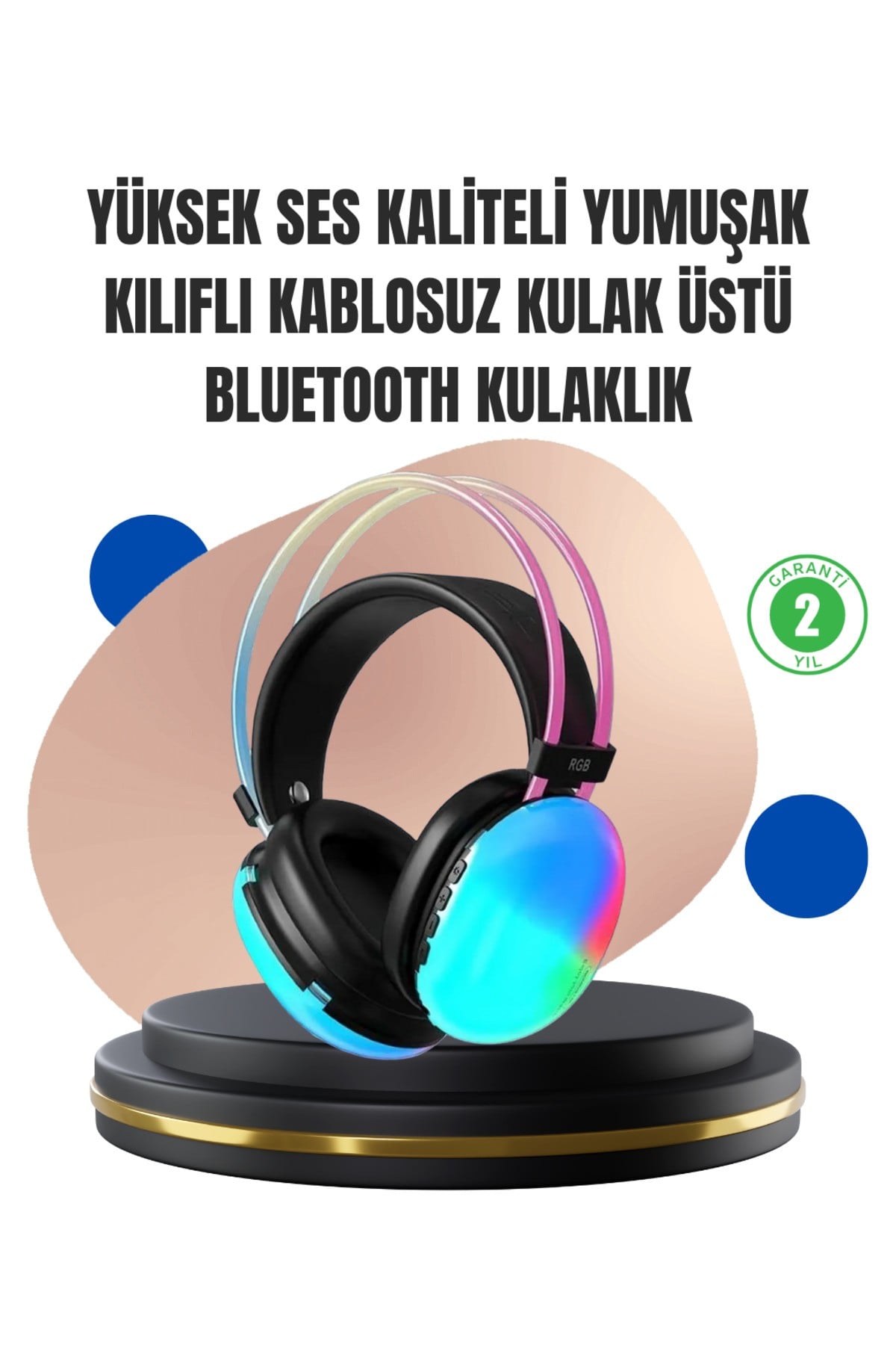 Konforlu Tasarımlı Kablosuz Gaming Kulaklık – Uzun Pil Ömrüyle
