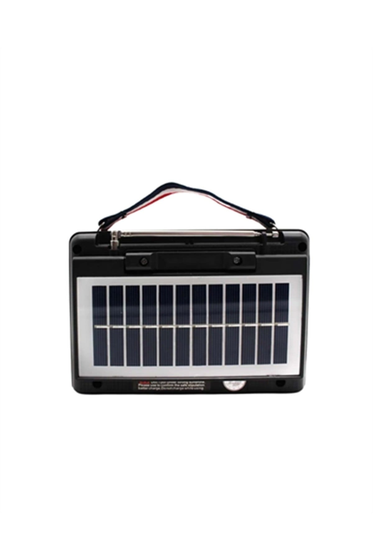 Ktf-1428 Taşınabilir Güneş Enerjili Bluetooth Radyo Hoparlör – Şarjlı, Radyo, Mp3, Aux Girişli