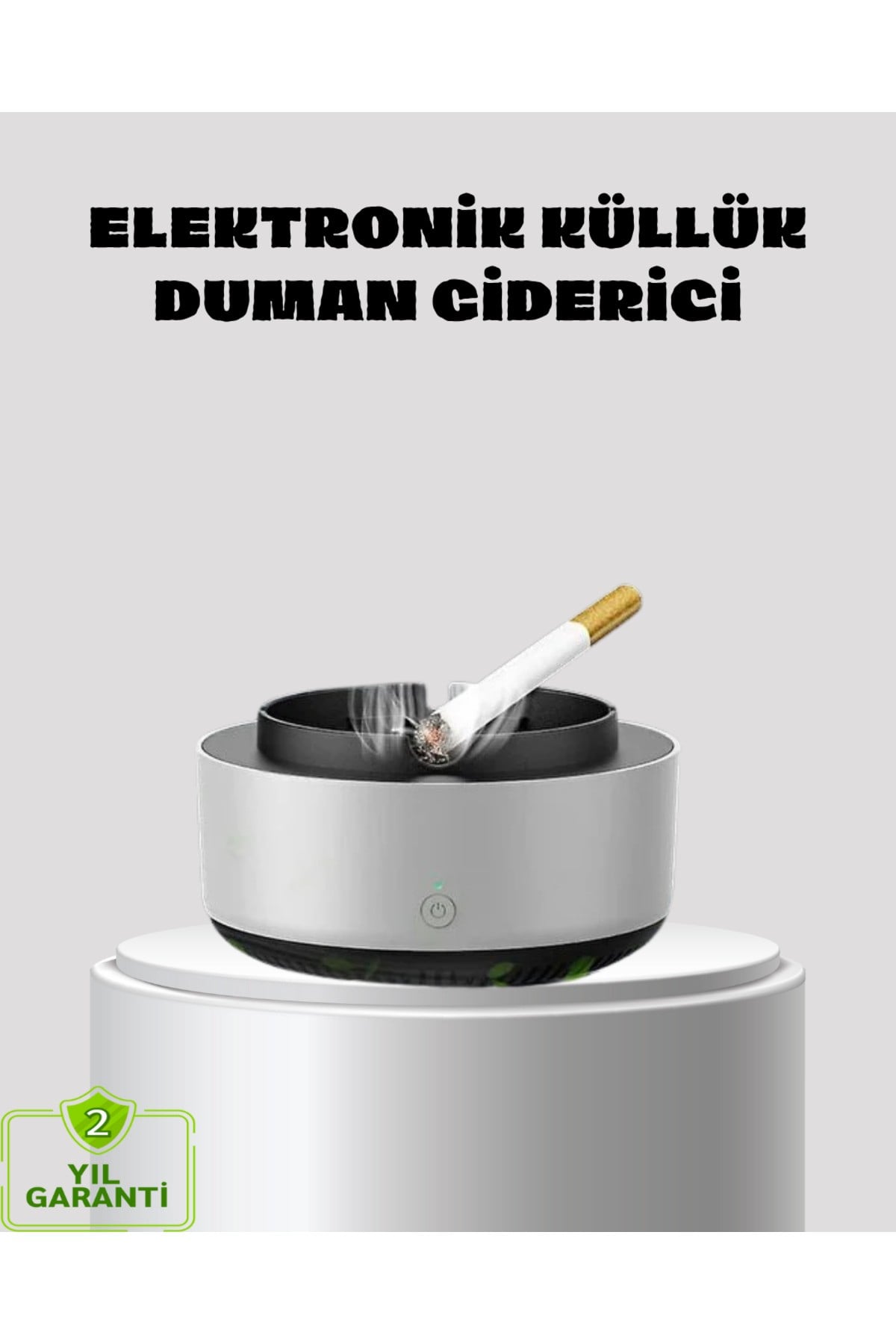 Küllük ve Hava Temizleyici 2’si 1 Arada – Sigara Kokusu Giderici, Araba ve Ofis İçin