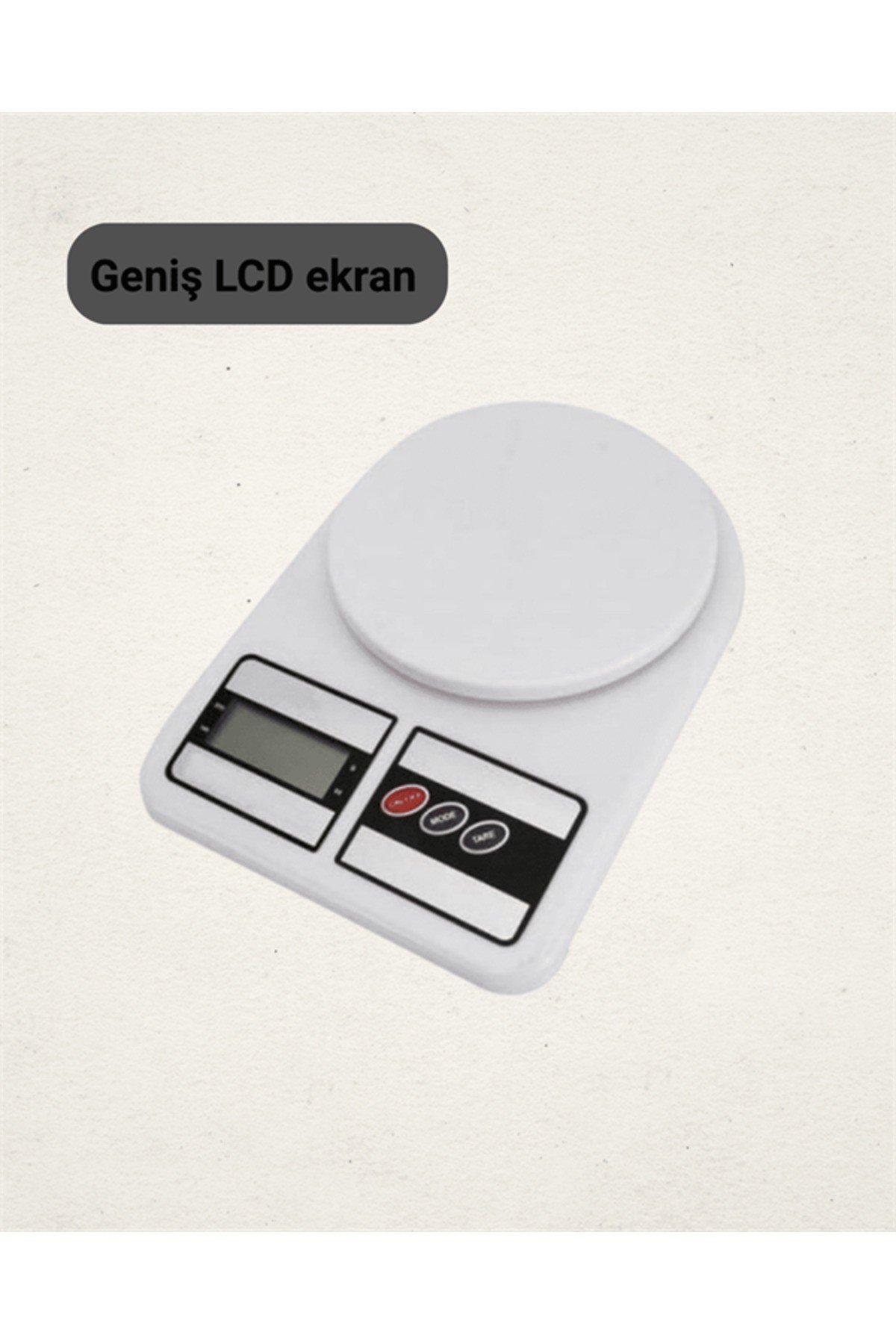 LCD Ekranlı Yüksek Hassasiyetli Dijital Mutfak Terazisi