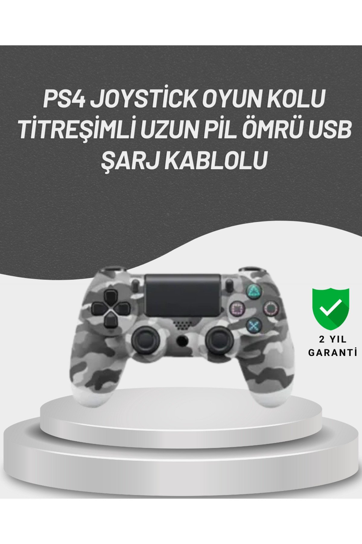LED Işıklı Oyun Kolu – Durum Göstergeli Şık Tasarım