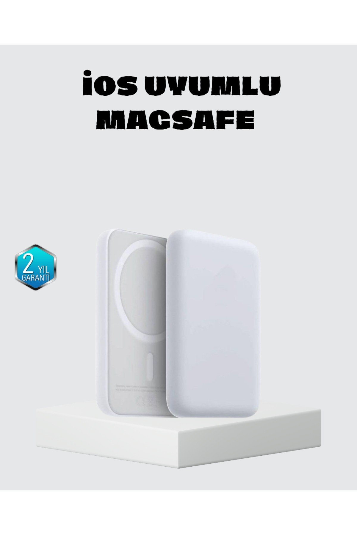 MagSafe 15W Kablosuz Hızlı Şarj, Lightning Girişli Taşınabilir Batarya
