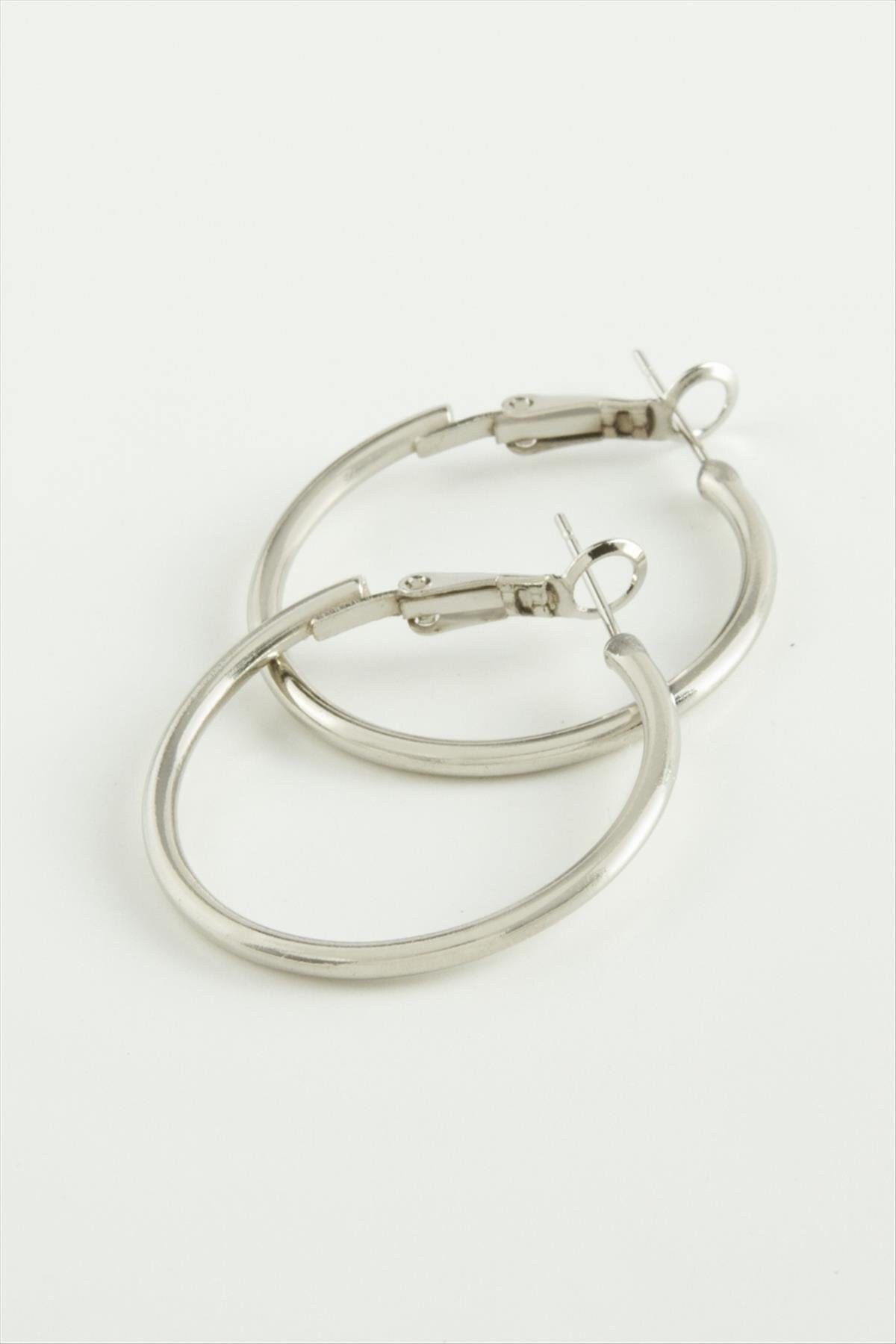 Metal Halka Küpe 3 cm