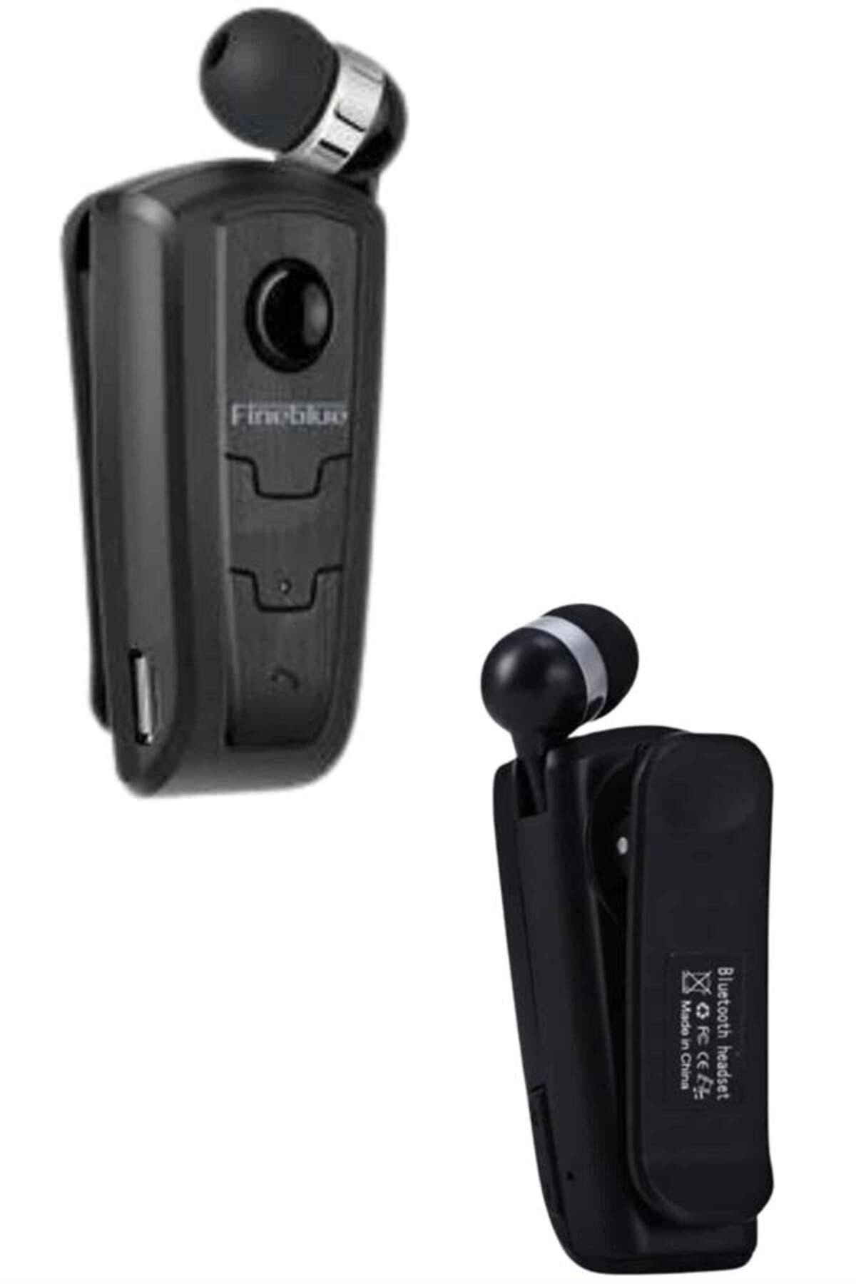 Mikrofonlu Makaralı Bluetooth Kulakiçi Kulaklık Android ve İOS Uyumlu