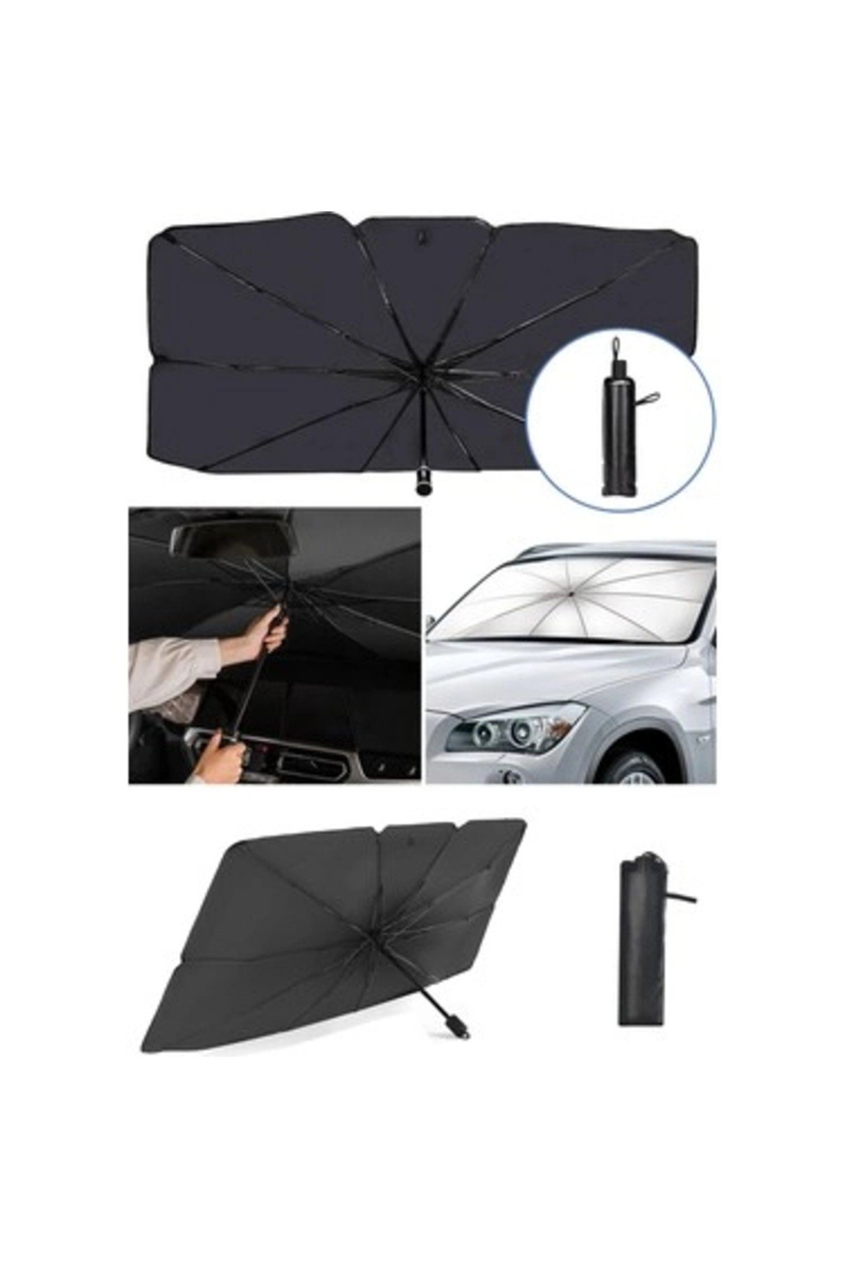 Mini Cooper, Fiat 500, Smart Fortwo, Hyundai i10, Kia Picanto Uyumlu Oto Şemsiye
