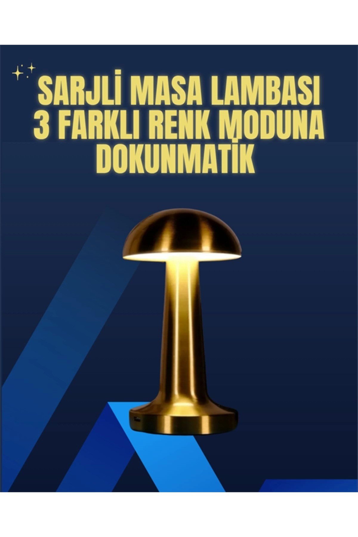 Modern Tasarım Şarjlı Masa Lambası – 1800 Mah Batarya