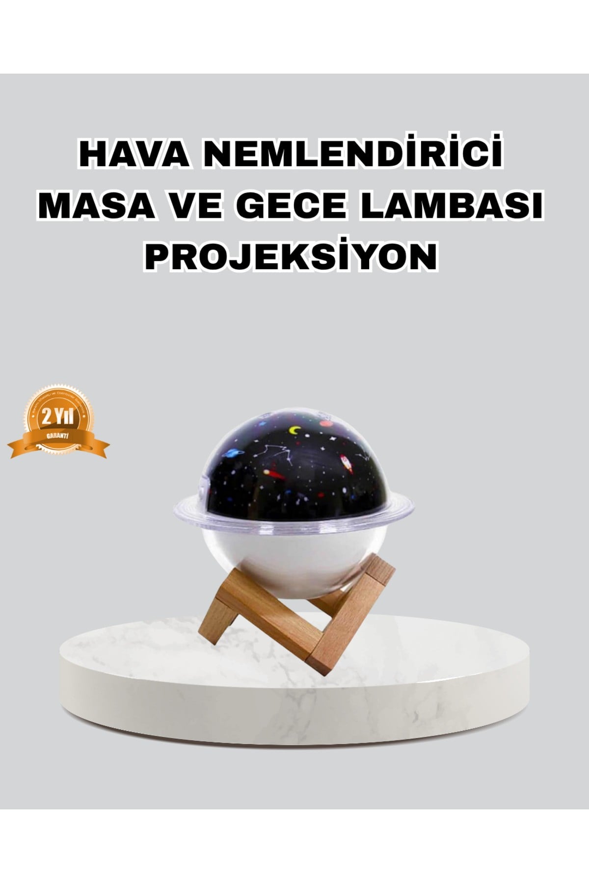 MTXDPN Aromaterapili USB Hava Nemlendirici – Projeksiyon Işıklı, Sessiz ve (164542) Şık Tasarım