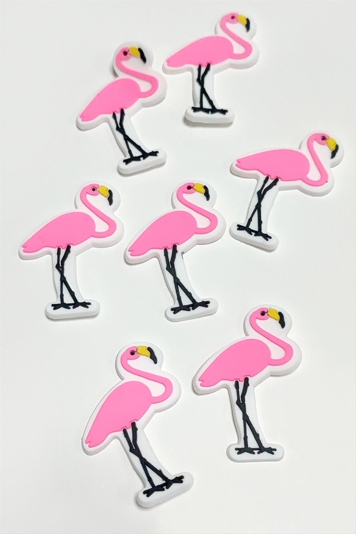 MTXDPN Flamingo Silikonlu Figür (172805) 1 Adet-Pembe