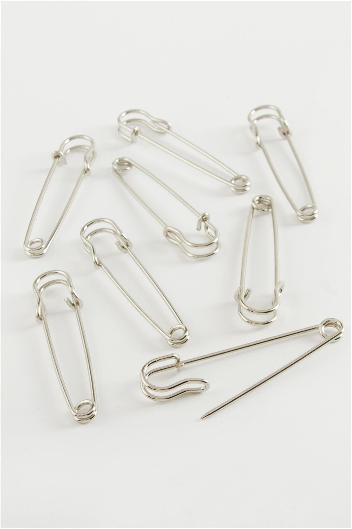MTXDPN İskoç Çengel İğnesi 6 cm 1 (181530) Adet-Gümüş Rengi