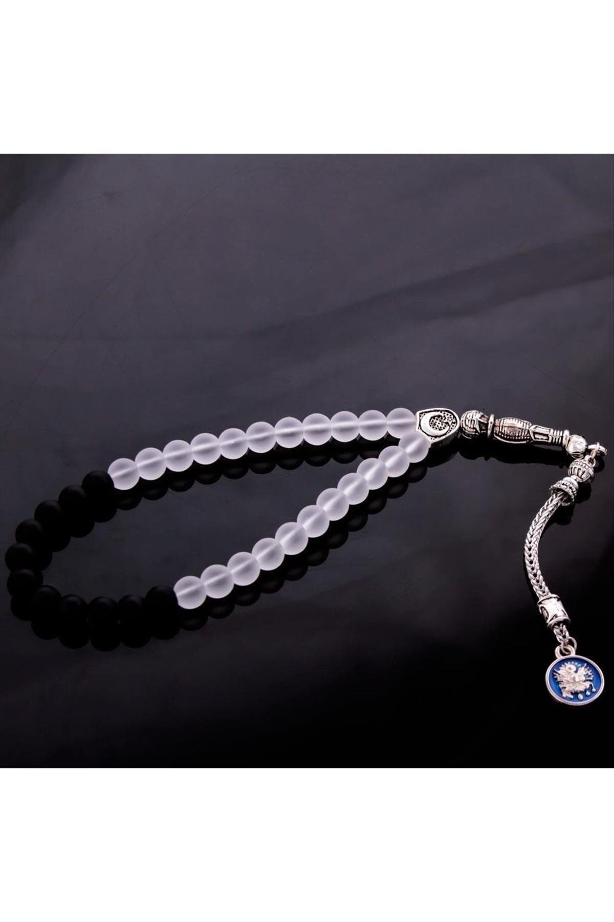 MTXDPN Onix Kuvars Doğaltaş Tesbih (155711) 8 mm-Siyah
