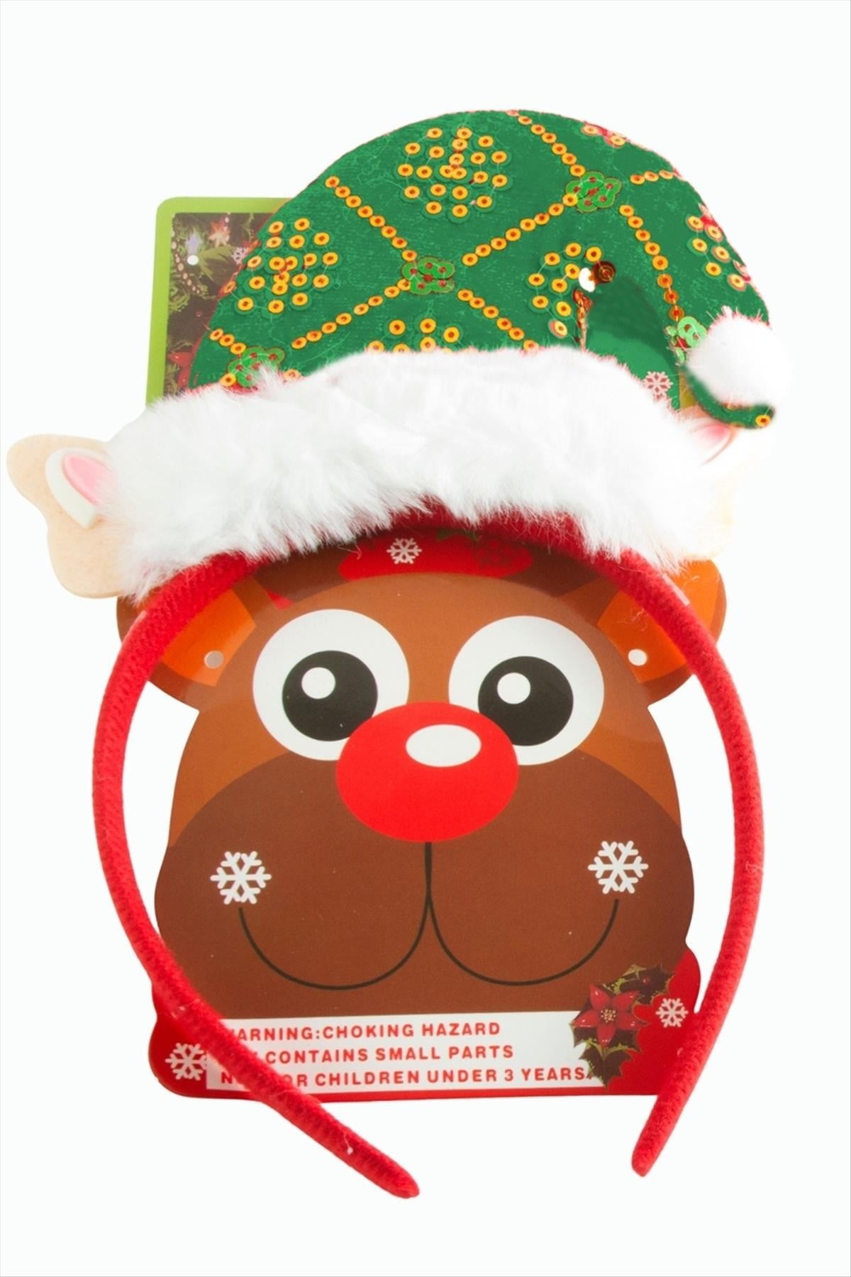 Noel Baba Şapkası Yılbaşı Taç