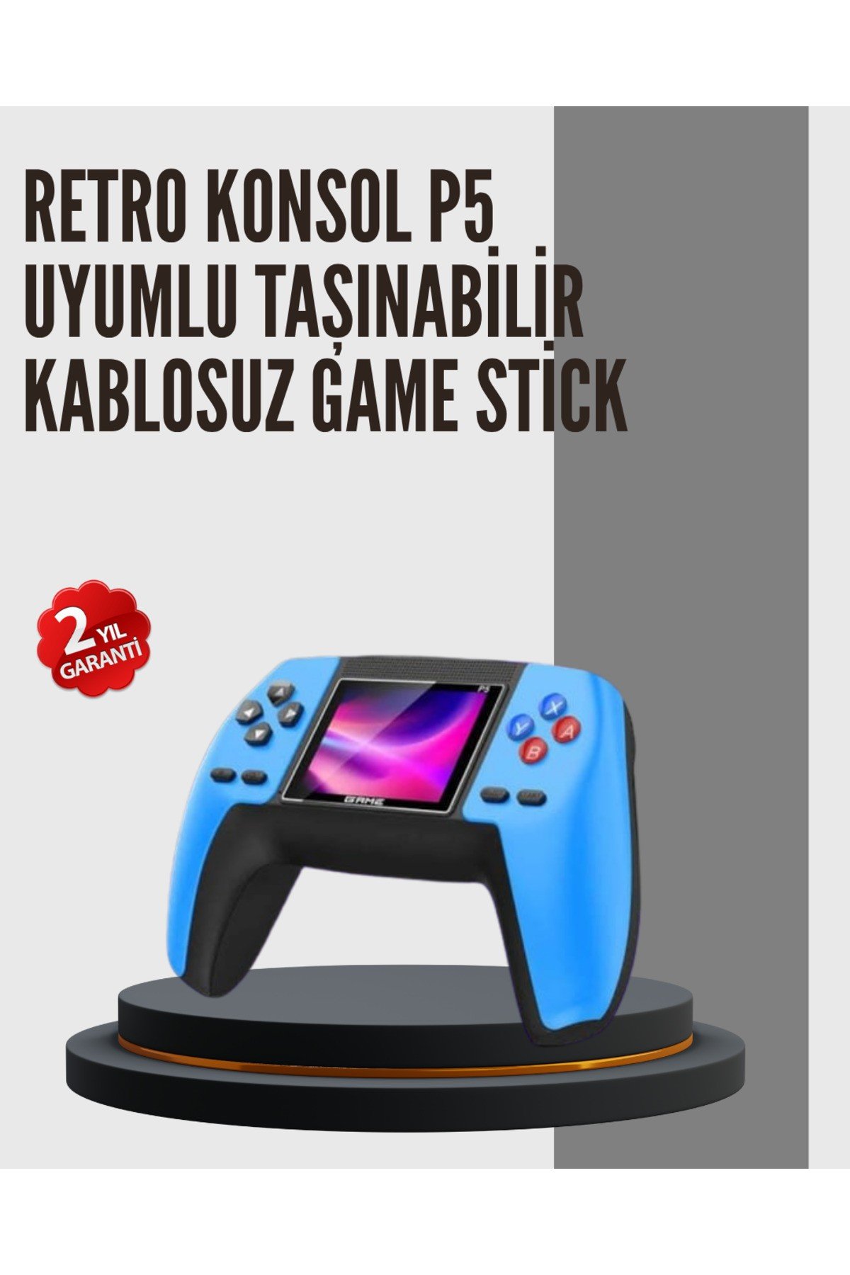 Nostaljik Mini GamePad | 520 Hazır Oyun, Tak ve Oyna