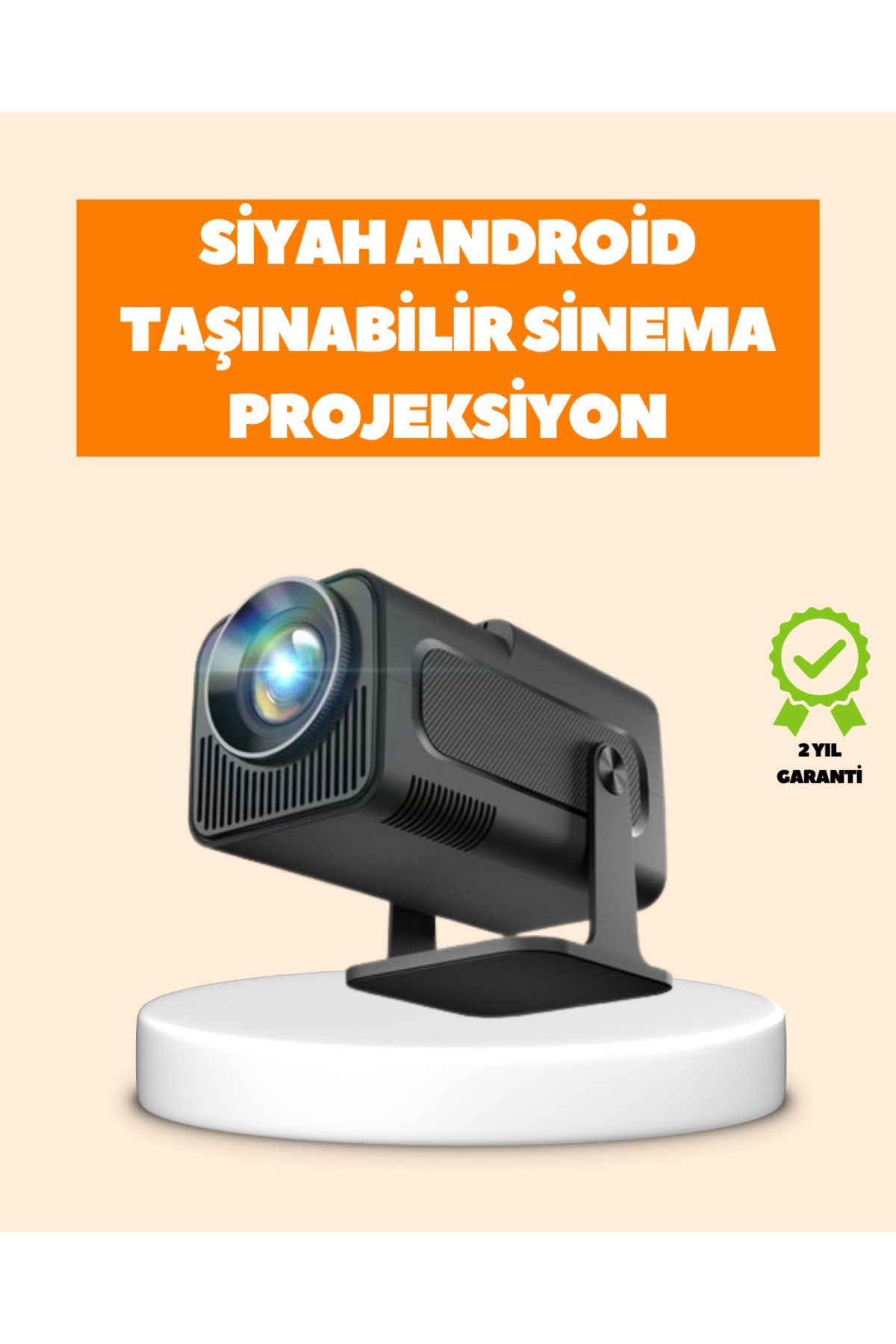 Otomatik Dikey Düzeltmeli ve Manuel Zoom Fonksiyonlu Akıllı Projektör