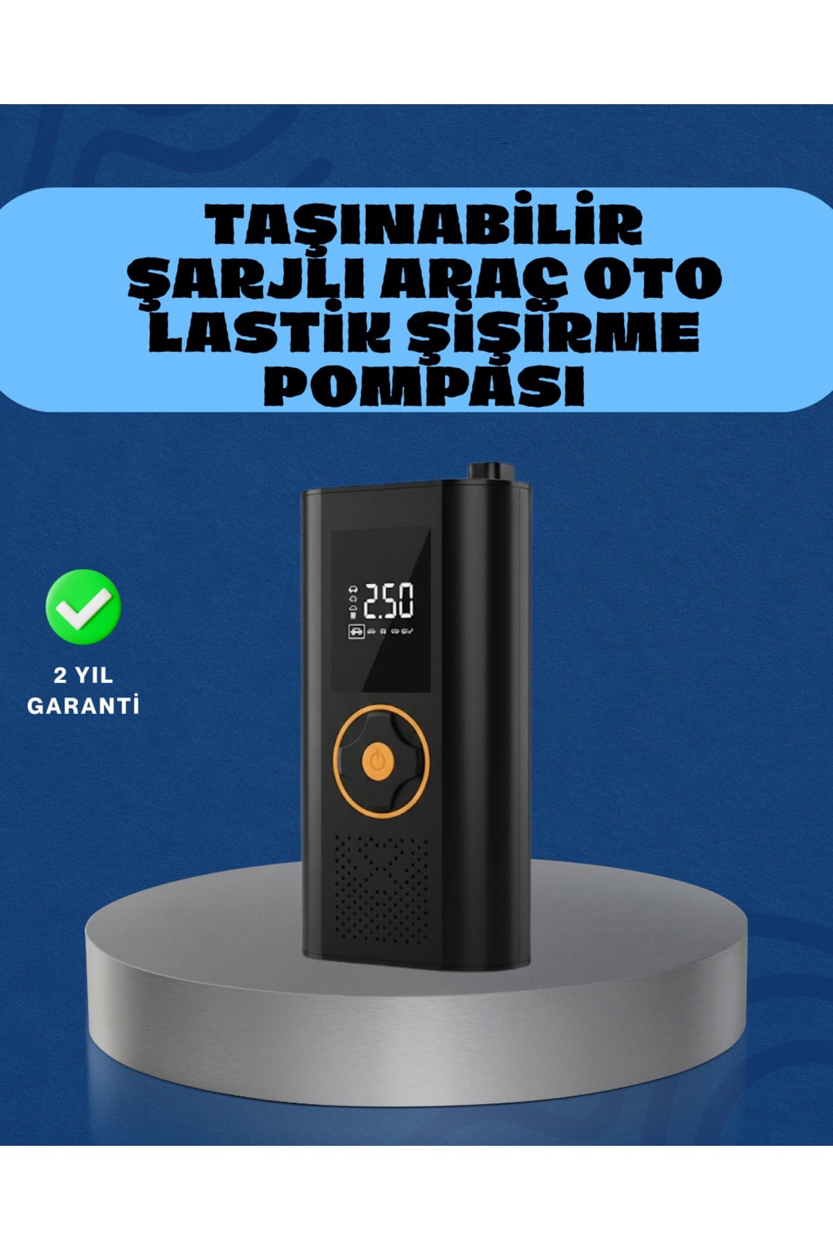 Otomatik Duran Dijital Hava Pompası Kompakt ve Taşınabilir Tasarım