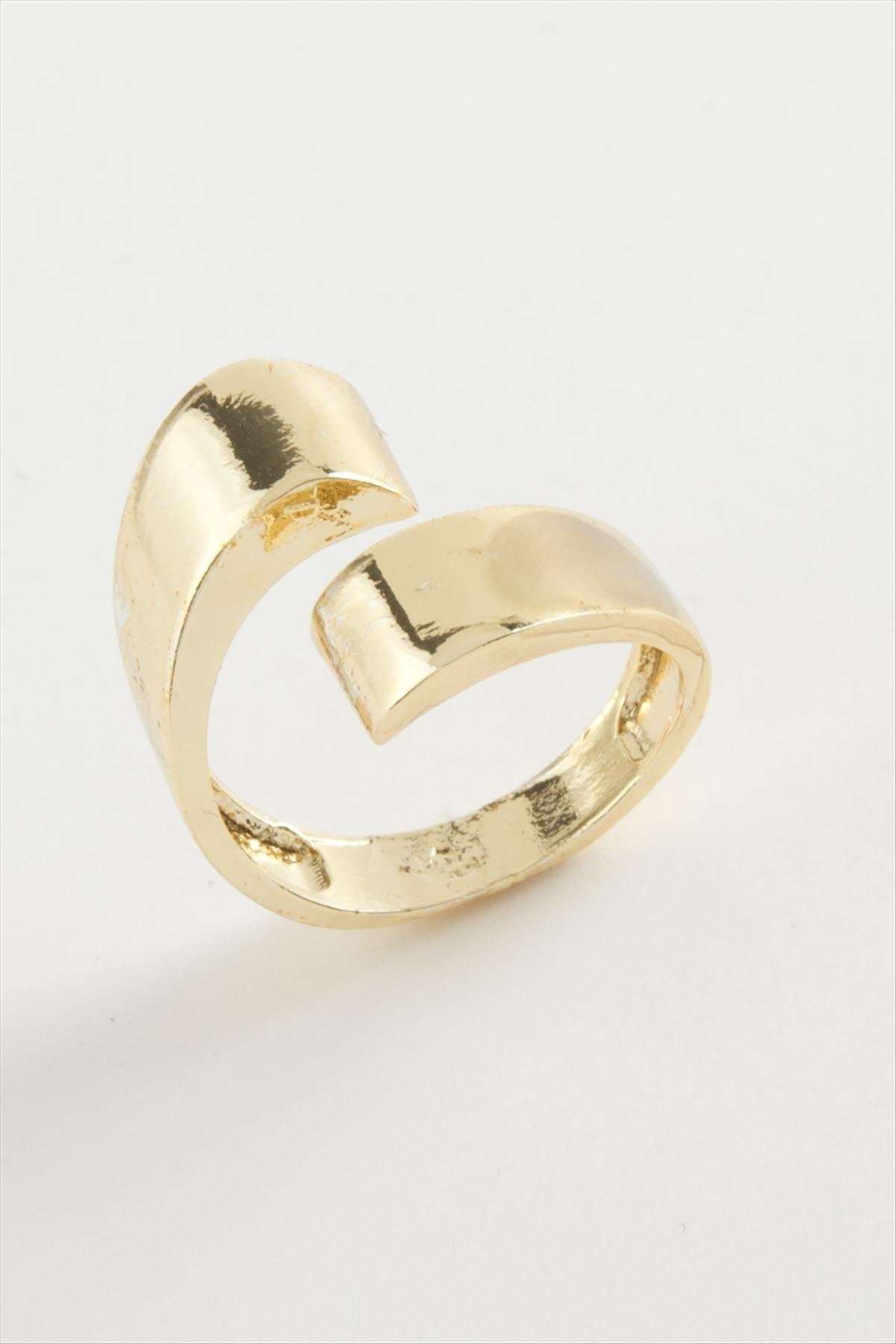 Oval Metal Yüzük