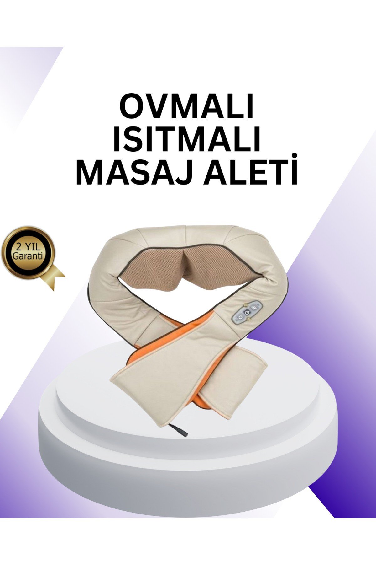 Ovmalı Isıtmalı Boyun Omuz Bel Masaj Aleti Kas ve Eklem Ağrılarına Etkili
