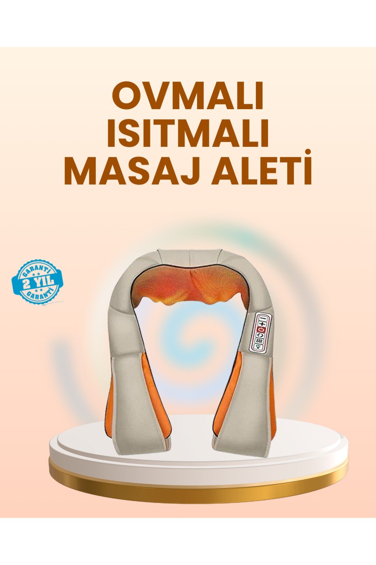 Ovmalı Isıtmalı Masaj Aleti Boyun Omuz Bel ve Ayak İçin Rahatlatıcı Etki