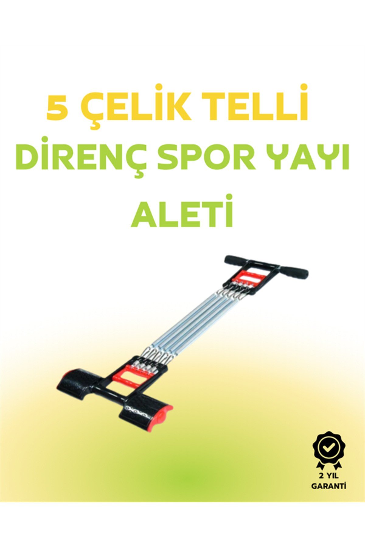 Paslanmaz Çelik Yaylı Çoklu Dirençli Kol ve Gövde Egzersiz Aleti