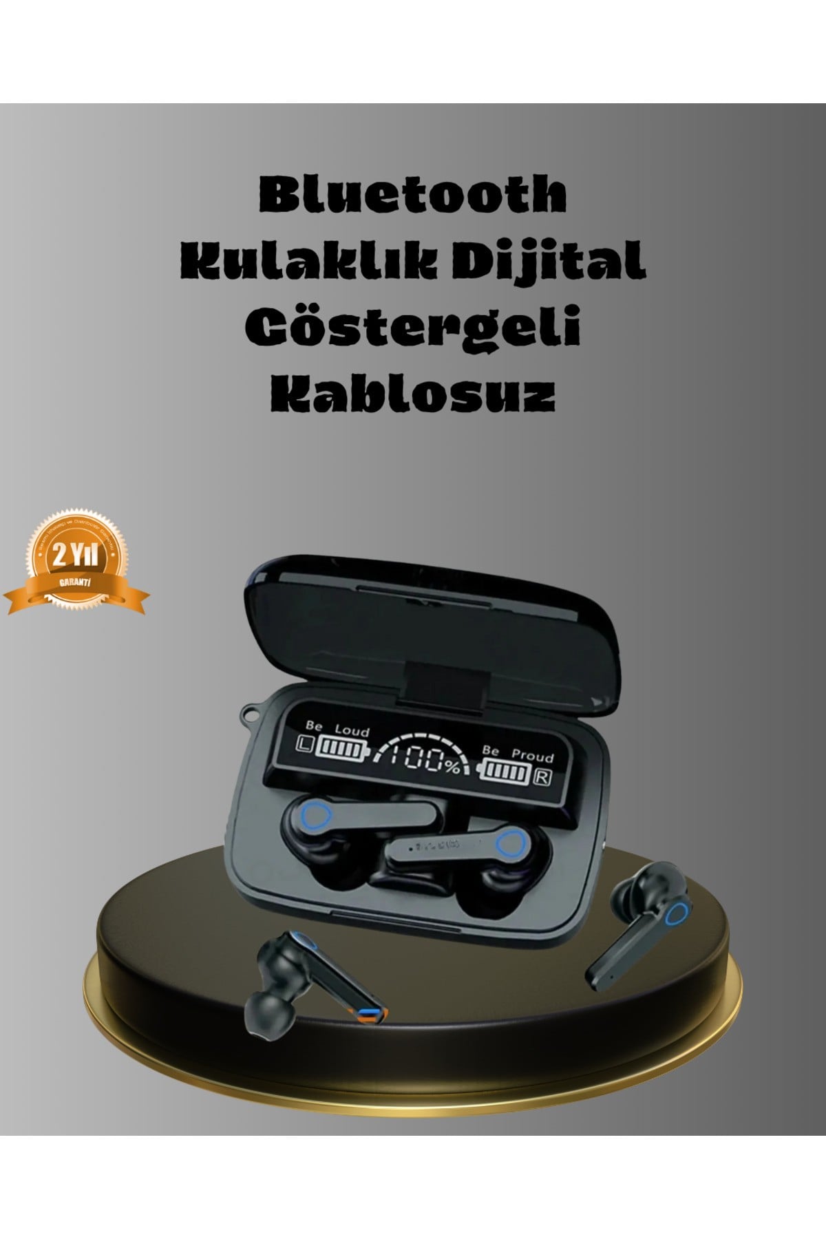 Powerbank’lı M19 Bluetooth Kulaklık – Oyun İçin Düşük Gecikme, Uzun Kullanım ve Şarj De