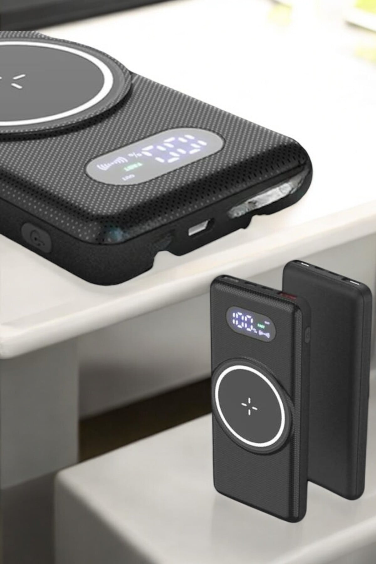 Powerbank Taşınabilir 10.000 Mah Hızlı Şarj Dijital Göstergeli