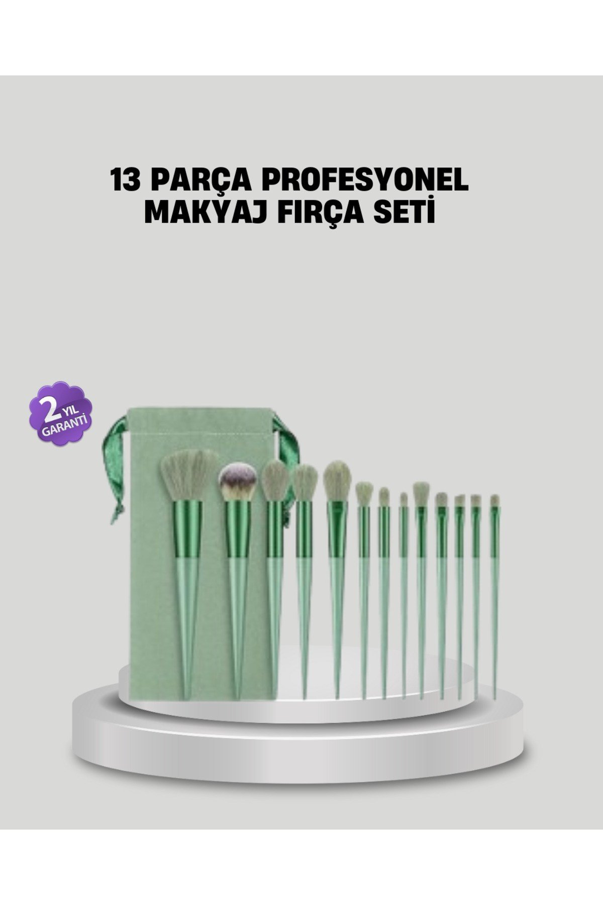 Profesyonel Makyaj Fırça Seti Yumuşak Kıllı Taşınabilir Çantalı