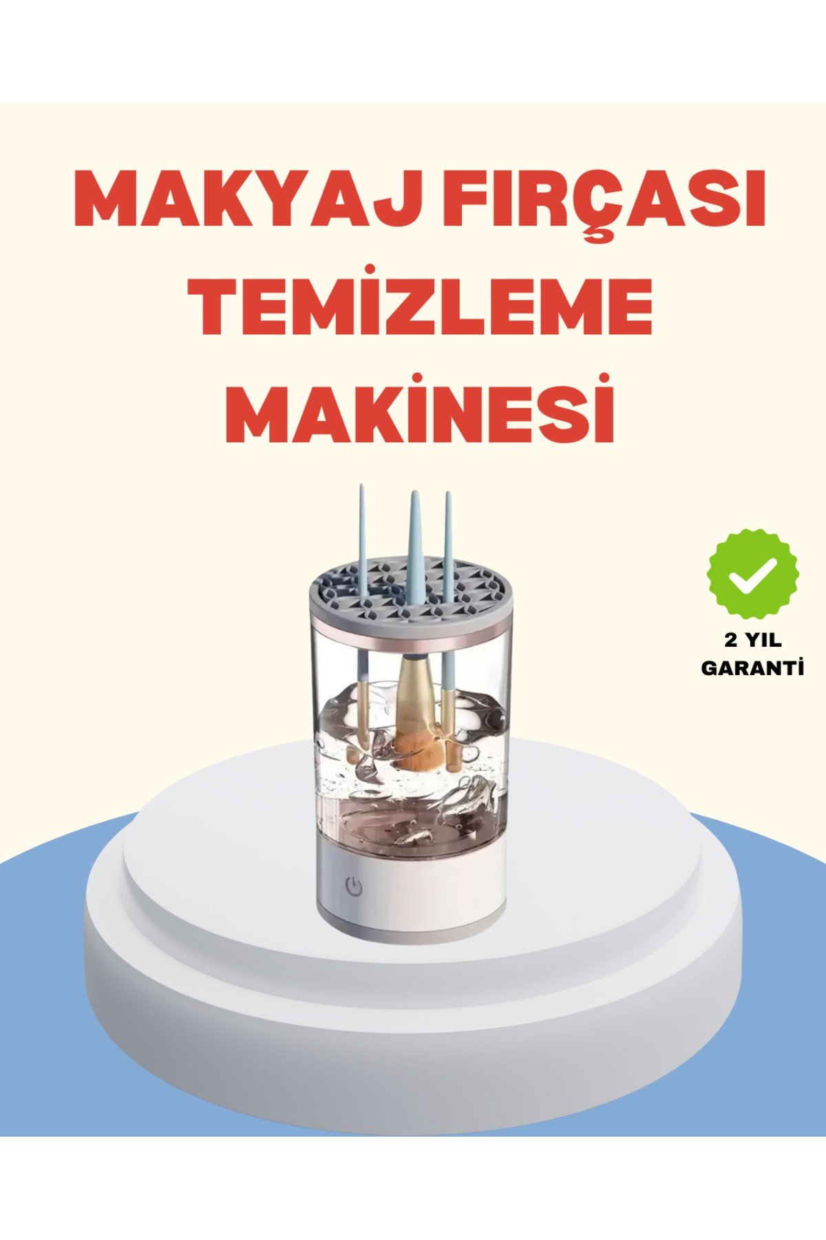 Profesyonel Makyaj Fırçası Temizleme ve Kurutma Makinesi