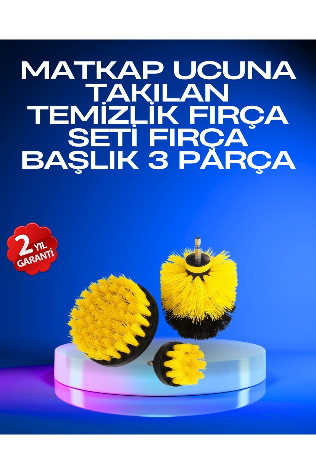 Profesyonel Matkap Ucu Temizlik Fırçası 3’lü Set
