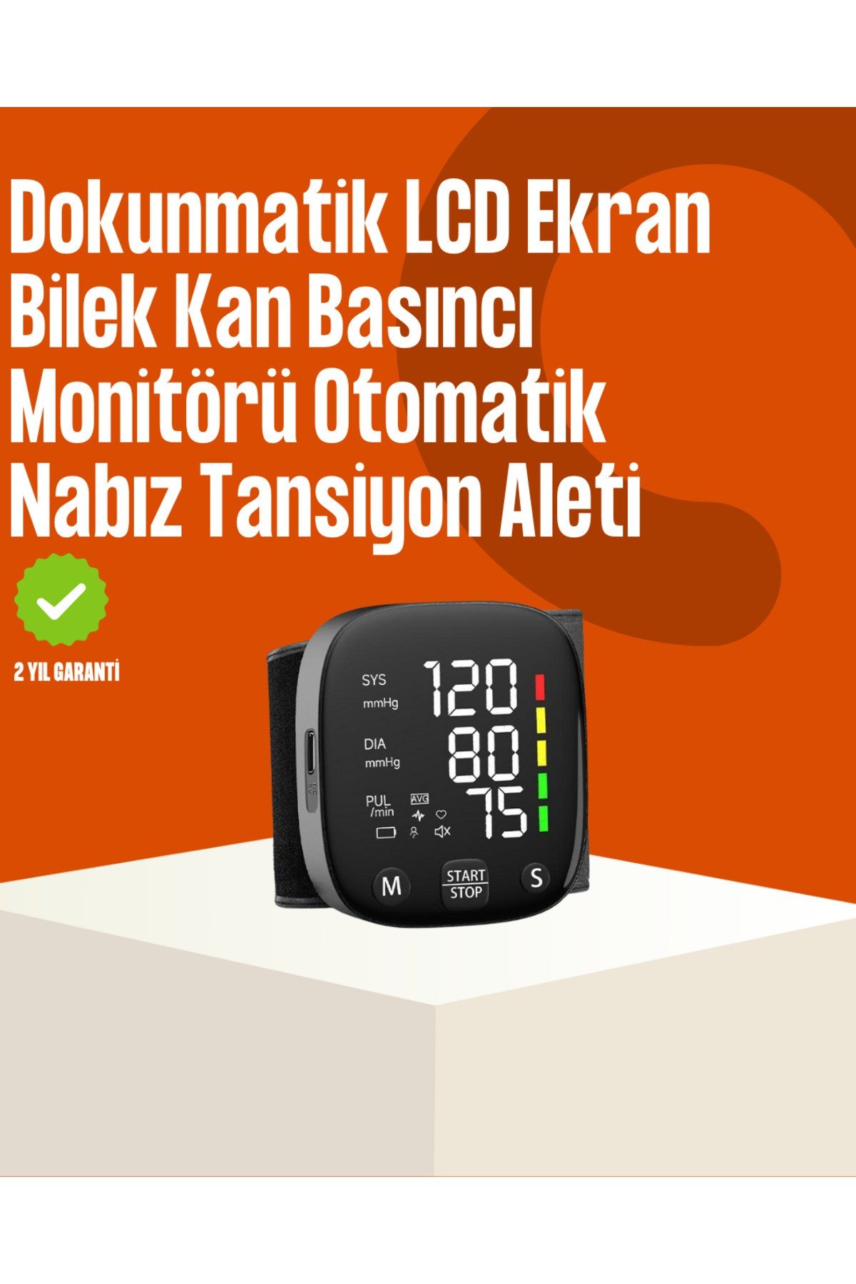 Renkli Risk Göstergeli Tansiyon Aleti