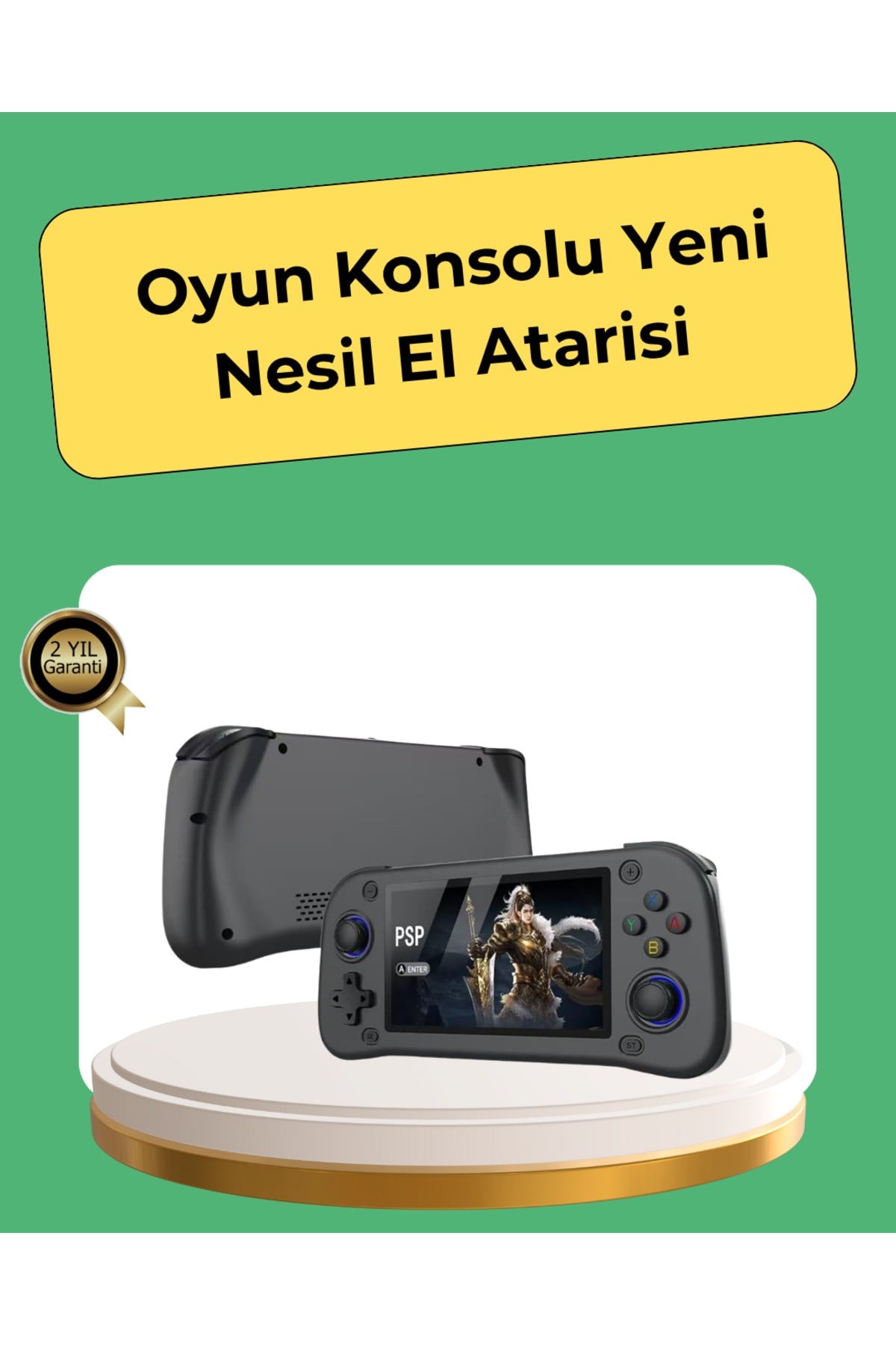 Retro ve Modern Oyun Destekli Taşınabilir Konsol 64GB Kart Dahil