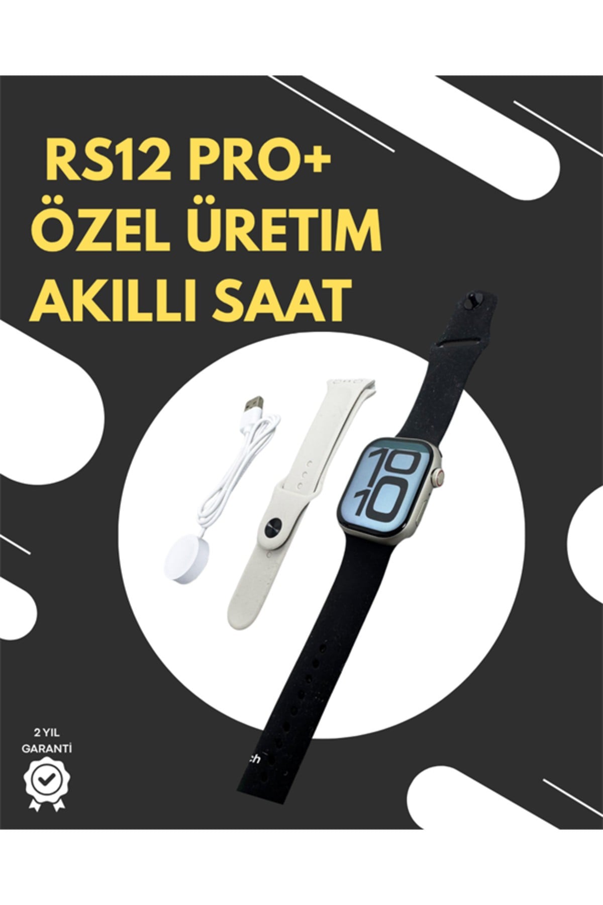 RS12 PRO+ 2025 Serisi Garantili Özel Üretim Akıllı Saat – AMOLED Ekran, GPS, 2GB Hafıza, Sesl