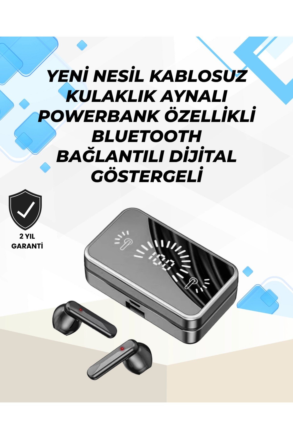 S20 Kablosuz Kulaklık – 360° Surround Stereo Ses Sistemi ile Derin Ses Deneyimi
