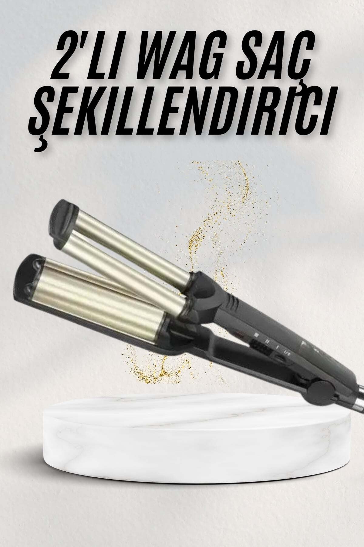 Saç Şekillendirici Wag Maşa Su Dalga Maşası Tüm Saç Tiplerine Uygun