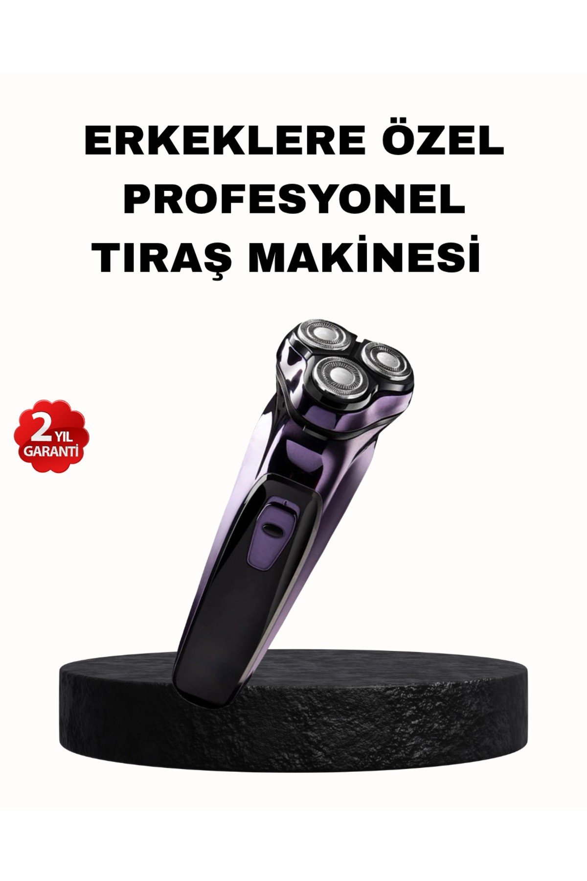 Şarjlı Saç ve Sakal Tıraş Makinesi Kablosuz Kompakt Tasarımlı