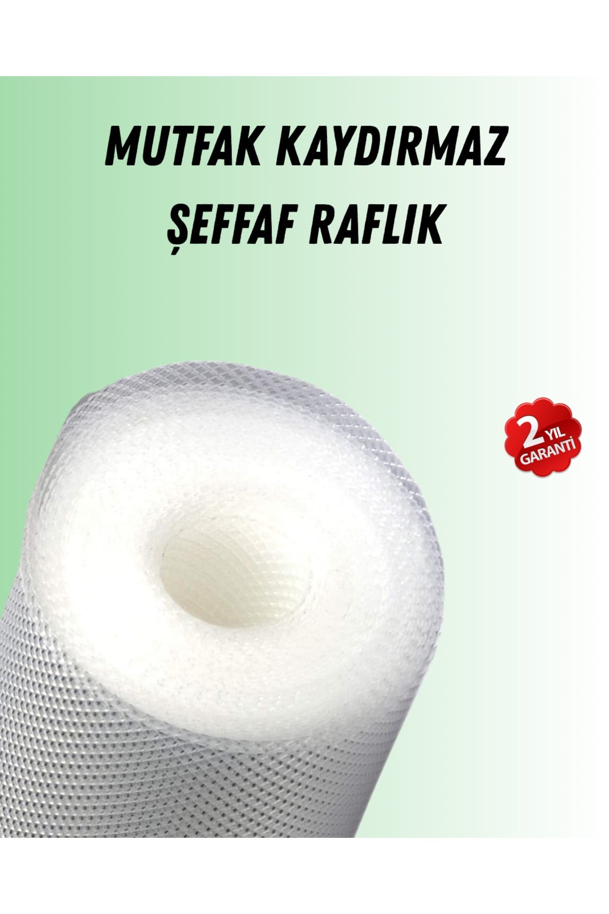 Şeffaf Mutfak Raflığı Ve Çekmece Kaplaması Kaydırmaz Pvc