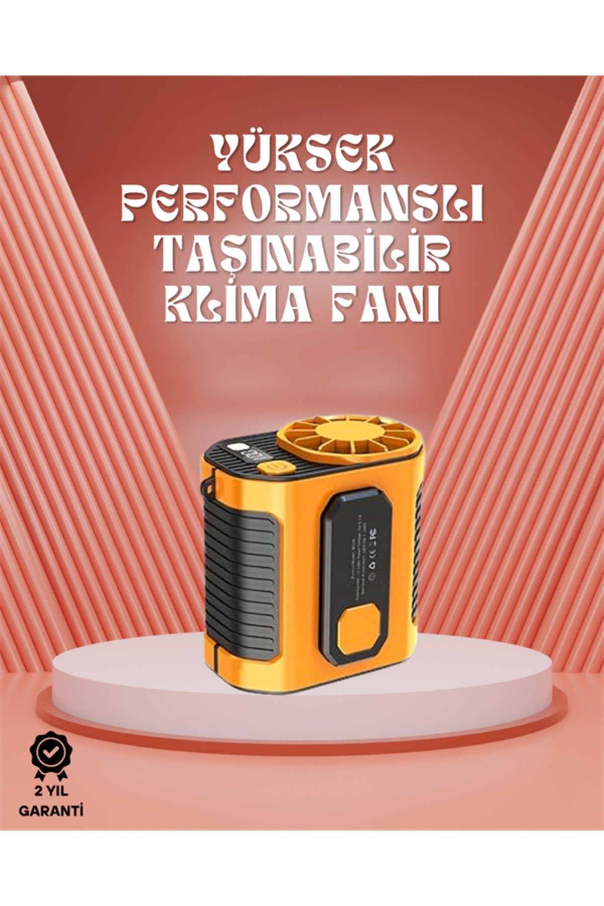 Sessiz Turbo Fan – Kamp, Spor, Ofis İçin Taşınabilir Mini Soğutucu