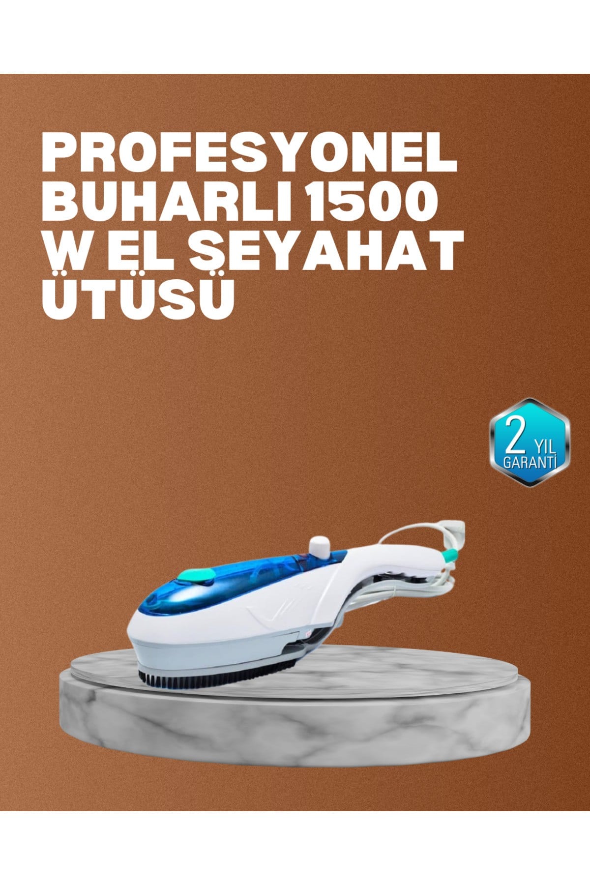 Seyahat Tipi Buharlı Ütü Portatif Kırışıklık Açıcı