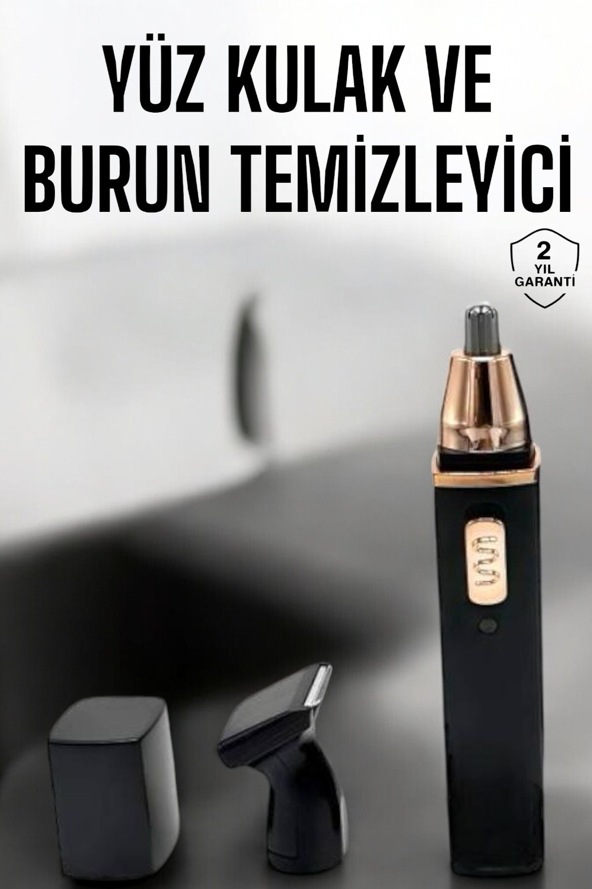 Seyahat Tipi Mini Taşınabilir Siyah Burun Kulak Yanak Kıl ve Tüy Temizleme Makinesi