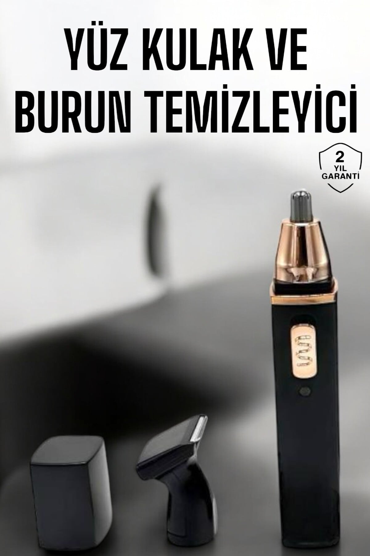 Seyahat Tipi Mini Taşınabilir Siyah Burun Kulak Yanak Kıl ve Tüy Temizleme Makinesi